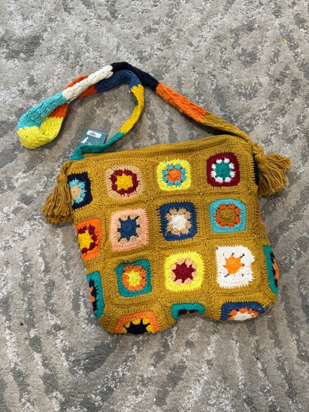 Earthbound | crotchet multi color crossbody